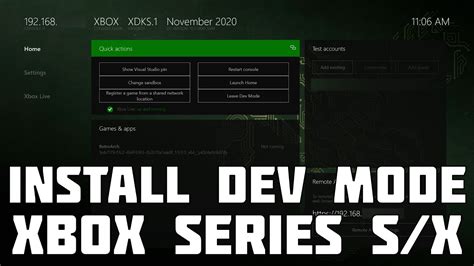 How do I enable Xbox dev mode?