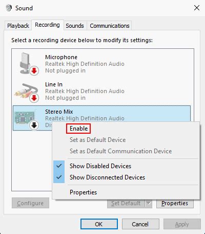 How do I enable audio input and output?