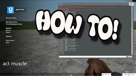 How do I enable commands in GMOD?