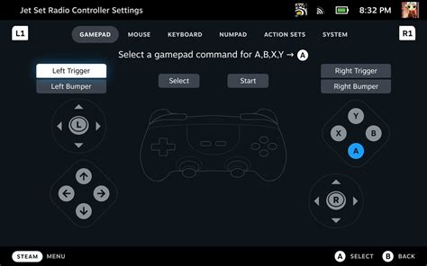 How do I enable controller mode on Steam Deck?