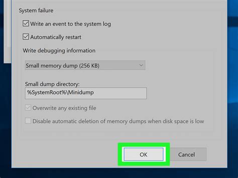 How do I enable crash dump in Windows Server?