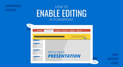 How do I enable editing in PPT?