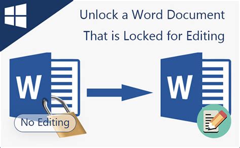 How do I enable editing on a locked document?