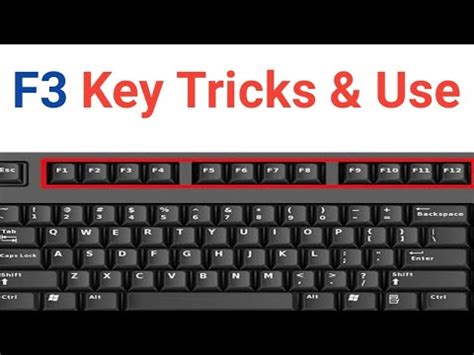 How do I enable f3 button?