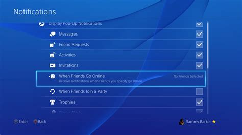 How do I enable friends on PS4?