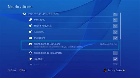 How do I enable friends on ps4?