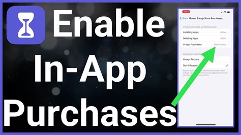 How do I enable in app purchases for family sharing?