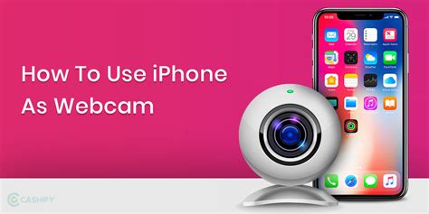 How do I enable my iPhone as a webcam?
