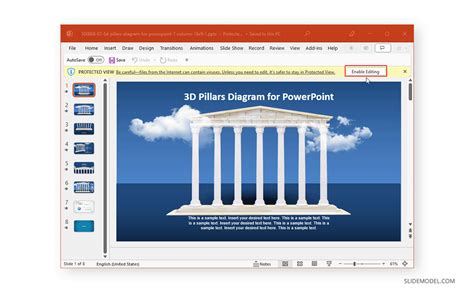 How do I enable no editing in PowerPoint?