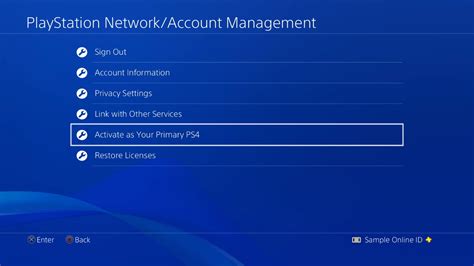 How do I enable primary PlayStation?