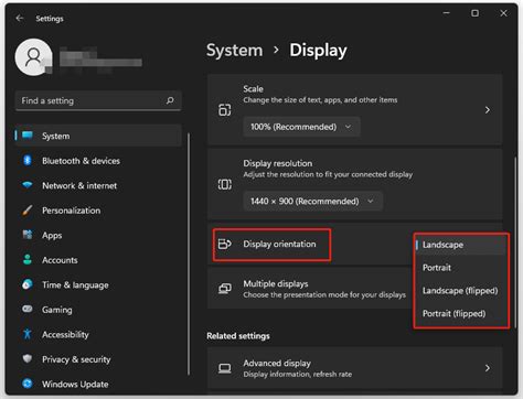 How do I enable screen rotation in Windows 11?