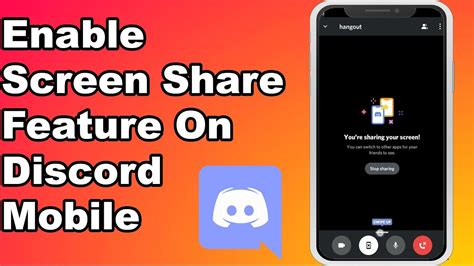 How do I enable screen sharing on my phone?