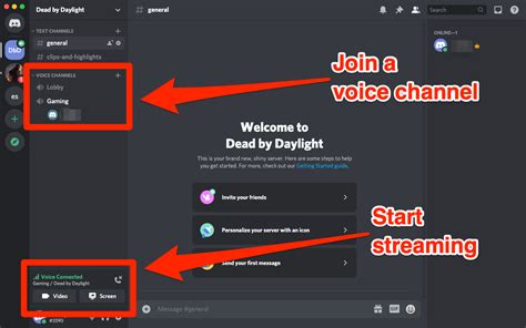 How do I enable streaming on Discord?