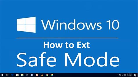 How do I exit Safe Mode on Windows 11?