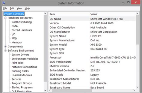 How do I export from msinfo32?