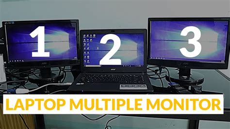 How do I extend my 3 monitors?