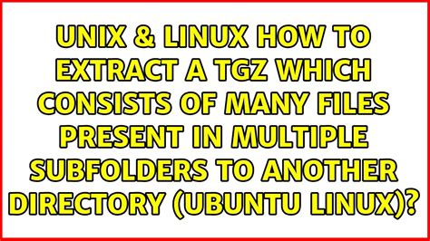 How do I extract multiple TGZ files in Linux?