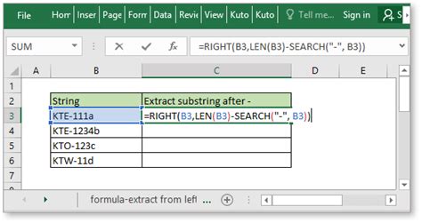 How do I extract part of a string before a character in Excel?