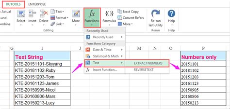 How do I extract part of a text string in Excel?