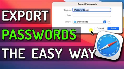 How do I extract passwords from Safari?