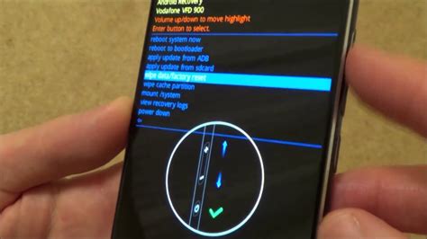 How do I factory reset my Android with buttons?