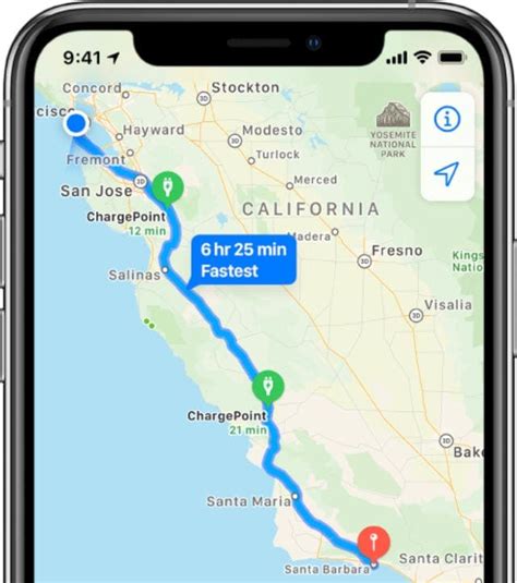 How do I favorite a route on Apple Maps?