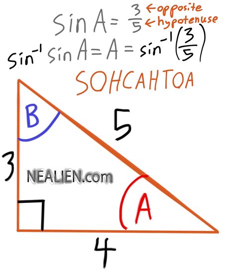 How do I find an angle in a right triangle?