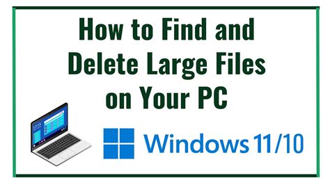 How do I find and delete large files?