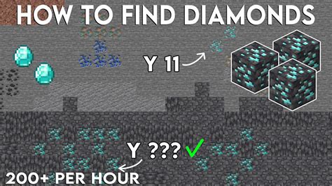 How do I find diamonds in my world?
