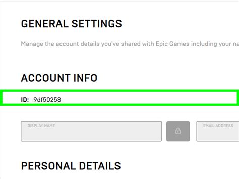 How do I find my Epic account details?