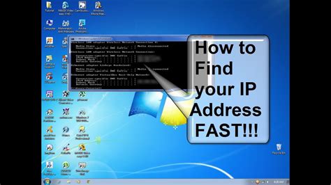 How do I find my IP address on my laptop?