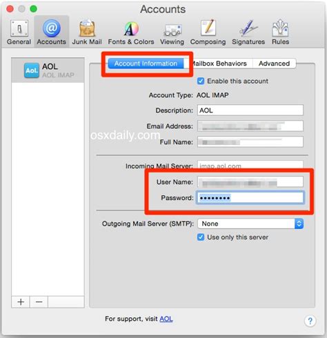How do I find my Mac Mail password?