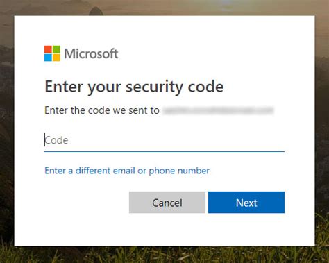 How do I find my Microsoft code?