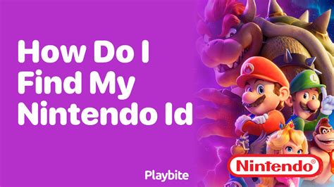 How do I find my Nintendo ID?