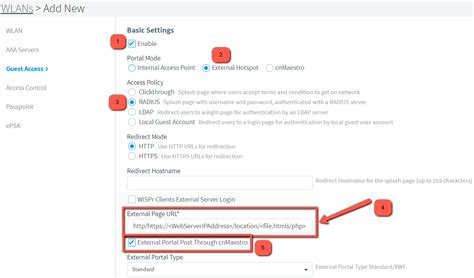 How do I find my captive portal URL?