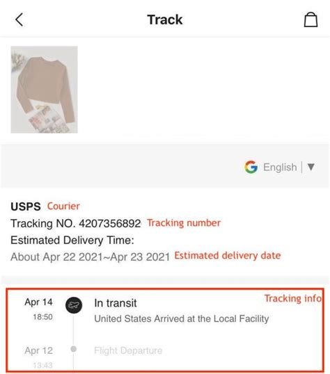 How do I find my estimated delivery date on Shein?