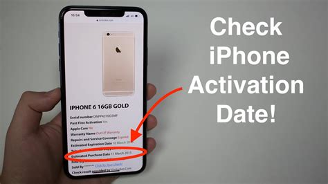 How do I find my mobile activation date?