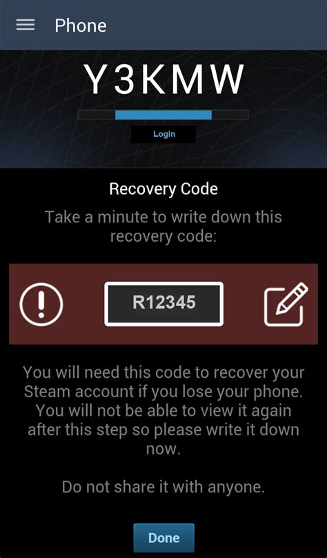 How do I find my steam authenticator recovery code?