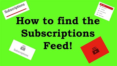 How do I find my subscriptions?