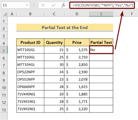 How do I find partial text in Excel?