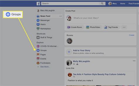 How do I find the admin role of a Facebook group?