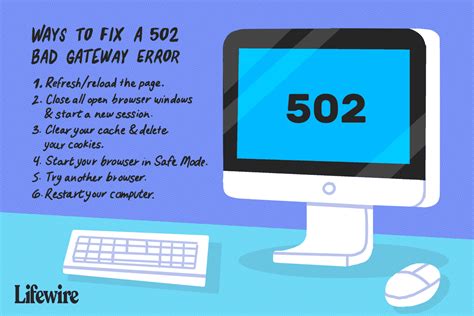 How do I fix 502 Bad Gateway?