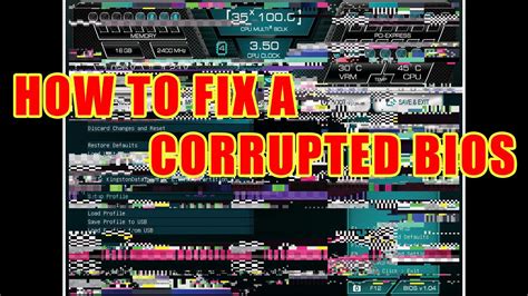 How do I fix BIOS corruption?