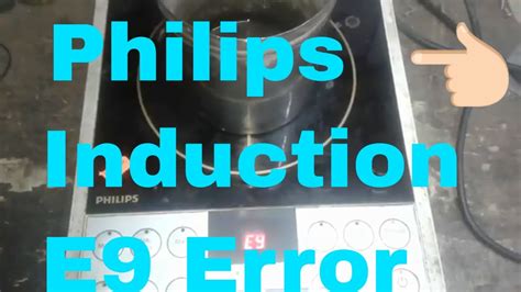 How do I fix E9 error in induction?