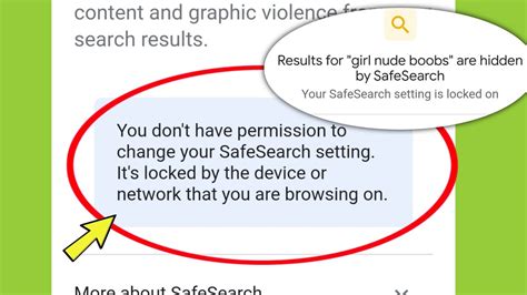 How do I fix SafeSearch?