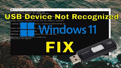 How do I fix USB device not recognized in Windows 11?