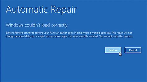 How do I fix Windows 10 automatic repair?