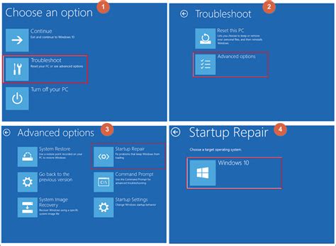 How do I fix Windows 10 startup?