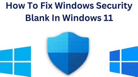 How do I fix Windows Security?