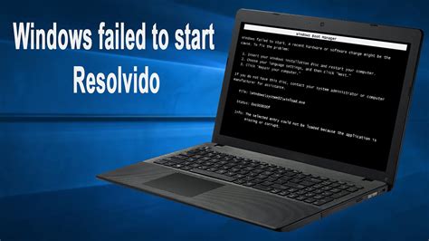 How do I fix Windows failed to start without disk?